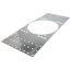 2-1/2"-4" Corrugated Metal Deck Plate for #4 Firestop Sleeve & #5 Hollow Sleeve