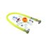 Gas Appliance Connector Hose, Coated, w/ 3/4" MNPT Fittings, Quick Disconnect, Installation Kit