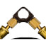 MegaFlow Hose Hanger, 3/8" Flare x 1/4" Flare (Pack of 5)