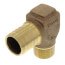 3/4" MPT x 1" Insert Male Hydrant Elbow (Lead Free)