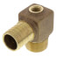 1" MPT x Insert - 1/4 Tapped Male Hydrant Elbow (Lead Free)