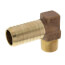 3/4" MPT x 1" Insert Male Hydrant Elbow - Extra Long (Lead Free)