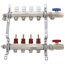 4-Loop Stainless Steel Radiant Heat Manifold