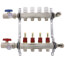 4-Loop Stainless Steel Radiant Heat Manifold