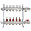 5-Loop Stainless Steel Radiant Heat Manifold