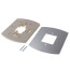 4.8" x 5.5" Wall Plate (Light Almond)