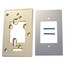 Backplate Kit with Aluminum Trim Plate (Light Almond)