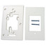 2" x 4" Handy Box Backplate Mounting Kit (White)