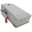 60A Low Voltage Circuit Protection Non-Fused Heavy Duty Safety Switch, 3-Pole/3W, NEMA 3R Enclosure (600V)