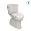 MS474124CUFG#12 Vespin II 1.0 GPF 2-Piece Elongated 1.0 GPF Universal Height Toilet w/ CEFIONTECT & SS124 Softclose Seat, Washlet+ Ready (Sedona Beige)