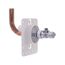 1/2" Copper x 1/4" Compression Fixture Outlet Box Assembly with 1/4 Turn Angle Supply Valve