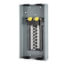 Homeline 48 Circuit Indoor Main Lug Plug-On Neutral Load Center w/ Qwik-Grip, 24 Space, 120/240V w/ Ground Bar (125A)