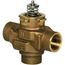 3-way 3/4" Sweat VC Valve Assembly 7.5 Cv and Quick Open Flow