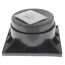 3" Two Piece Black Heat Pump Riser (Dark Gray)