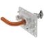 1/2" Copper x 3/8" Compression Fixture Outlet Box Assembly with 1/4 Turn Angle Supply Valve