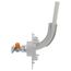 1/2" PEX-A x 3/8" Compression Fixture Outlet Box Assembly with 1/4 Turn Angle Supply Valve