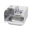 16" Wall Mount Hand Sink w/ Side Splashes