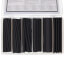 3/16" - 1" Thin-Wall Heat Shrinkable Black Tubing Assortment w/ Plastic Storage Case