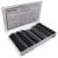 3/16" - 1" Thin-Wall Heat Shrinkable Black Tubing Assortment w/ Plastic Storage Case