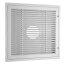 Louver Lay-In Return Grille w/ Bulls-Eye Back (2' x 2')