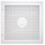 Louver Lay-In Return Grille w/ Bulls-Eye Back (2' x 2')
