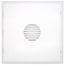 Louver Lay-In Return Grille w/ Bulls-Eye Back (2' x 2')