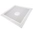 Louver Lay-In Return Grille w/ Bulls-Eye Back (2' x 2')