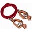 19 AWG, 5 Ft Flex Steel Cable w/ 2 Alligator Clips, GCSP-AA-05