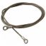 19 AWG, 5 Ft Flex Steel Cable w/ 2 1/4" Terminals, GCSP-EE-05