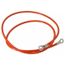 19 AWG, 3 Ft Insulated Steel Cable w/ 2 1/4" Terminals, GCSI-EE-03