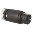 3P, 4 Wire 50A, Industrial Locking Connector, Non-NEMA, 125 & 250V, Black & White, CS6364C