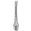 1" NPT Dust-Tight Strain Relief Grip, Non-Insulated, 0.73-0.97" Cable Diameter, 073031204