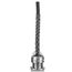 1-1/2" NPT Dust-Tight Strain Relief Grip, Insulated, 1-1/4"-1-1/2" Cable Diameter, 073031212