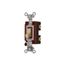 2 Pole 120 to 277 VAC 20 Amp Industrial Grade Toggle Wall Switch Ivory, 1222I