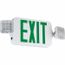 1 Face Ceiling & Wall Mount LED Combination Exit Signs, 19-1/4" Wide x 2" High, 93081856