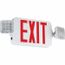 1 Face Ceiling & Wall Mount LED Combination Exit Signs, 19-1/4" Wide x 2" High, 93081855