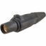 Single Pole Female Connector, Double Set Screw, 400A, Overall Length: 7.1" , NEMA Rating: 3R, 4X, 12, Black, HBL400FBK