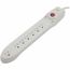 7 Outlets, 15A, 125v Surge Power Outlet Strip, Direct Plug-In, 6' Cord, HBL7PS1050A