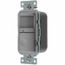 Infrared Occupancy or Vacancy Motion Sensing Wall Switch, 1200 Sq. Ft, Manual Delay, Gray, WS2000GY