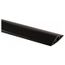 25' PVC Floor Cable Cover, 1 Channel, 3/4" Max Cable, Black, FT4BK25