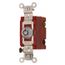 120 to 277 VAC, 3 Way, SPDT, 6 Tumbler Barrel Key Switch, HBL1223RKL