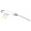 0.24 to 0.32" Cable Diameter, Galvanized Steel, Single Loop Support Grip, 73041276