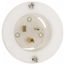 Straight Blade Single Receptacle, NEMA 5-20P, 20 Amps, Self-Grounding, HBL5378C