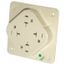 Straight Blade Fourplex Receptacle, NEMA 5-20R, 20 Amps, Self-Grounding, HBL420HI
