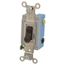 3 Pole, 120 to 277 VAC, 15 Amp, Industrial Grade Toggle Three Way Switch, Brown, HBL1203