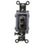 2 Pole, 120 to 277 VAC, 20 Amp, Industrial Grade Toggle Wall Switch, Brown, HBL1222