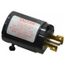 3P 15A Industrial Locking Plug, ML-3P, 125 & 250V, Black, HBL7485V
