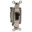 2 Pole, 120 to 277 VAC, 30 Amp, Industrial Grade Toggle Wall Switch, Brown, HBL3032