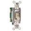 2 Pole, 120 to 277 VAC, 30 Amp, Industrial Grade Toggle Wall Switch, Ivory, HBL3032I