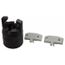 3P, 3 Wire 50A Straight Blade Plug, 10-50P, Black & White, HBL7513C